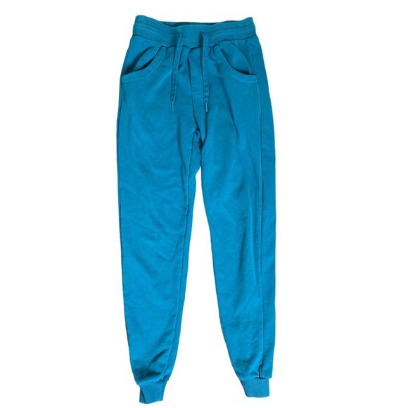 ZYIA Active Sleepover Sweats Joggers in Emerald Teal Blue, Small - Picture 5 of 10